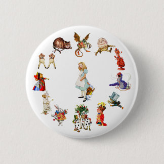 Alice im Wunderland Button