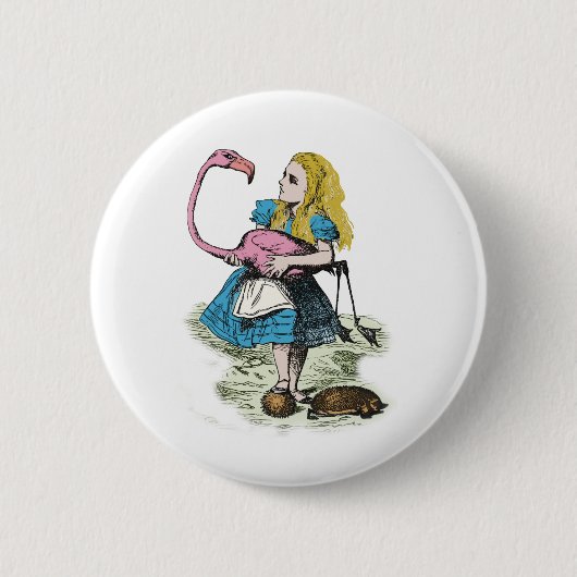 Alice im Wunderland Button (Vorderseite)