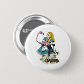 Alice im Wunderland Button (Vorne & Hinten)