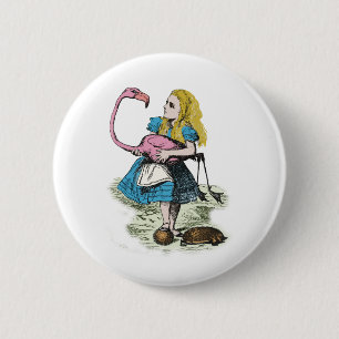 Alice im Wunderland Button