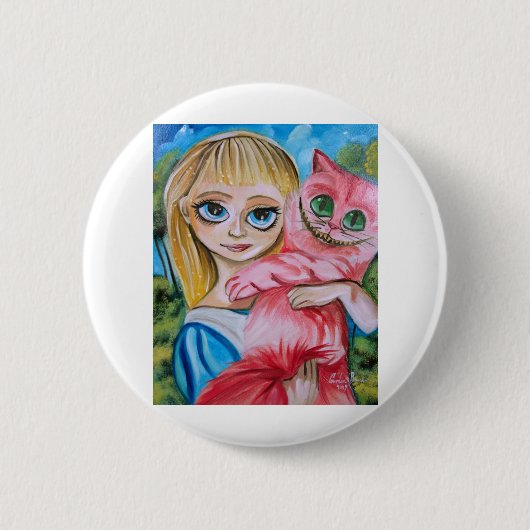 ALICE IM WUNDERLAND BUTTON (Vorderseite)