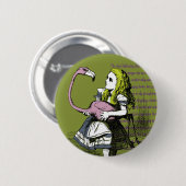Alice im Wunderland Button (Vorne & Hinten)