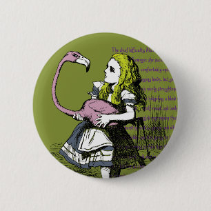 Alice im Wunderland Button