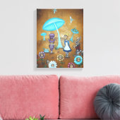 Alice im Wunderland Canvas Print - In Wonder Leinwanddruck (Insitu (Wohnzimmer))