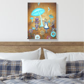 Alice im Wunderland Canvas Print - In Wonder Leinwanddruck (Insitu (Schlafzimmer))