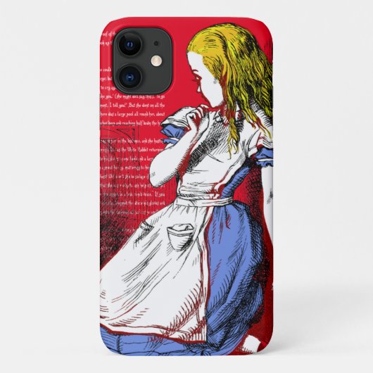 Alice im Wunderland Case-Mate iPhone Hülle (Rückseite)