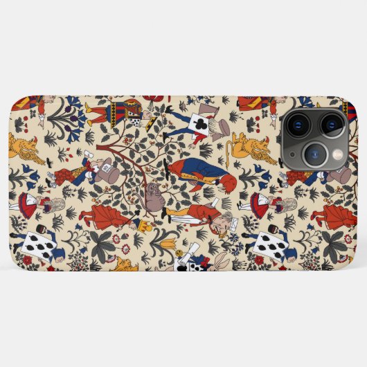 Alice im Wunderland Case-Mate iPhone Hülle (Rückseite (Horizontal))