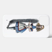 Alice im Wunderland Case-Mate iPhone Hülle (Rückseite (Horizontal))