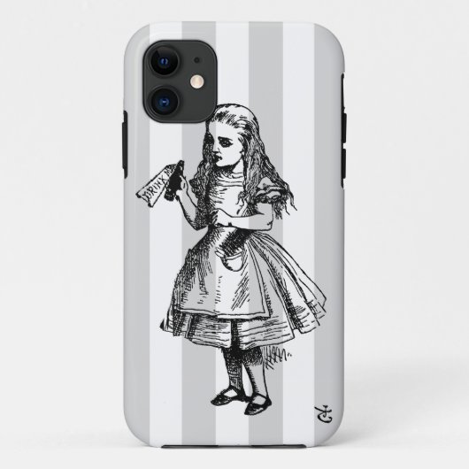 Alice im Wunderland Case-Mate iPhone Hülle (Rückseite)