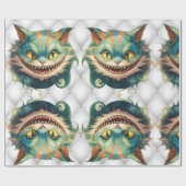 Alice im Wunderland Cat Wedding Theme Geschenkpapier (Flach)