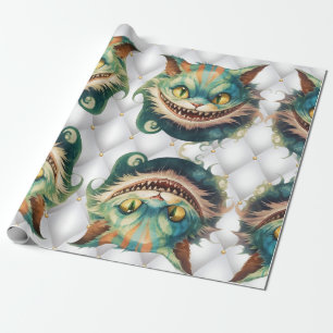 Alice im Wunderland Cat Wedding Theme Geschenkpapier