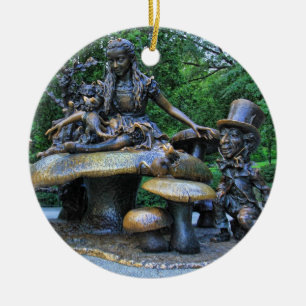 Alice im Wunderland - Central Park NYC Keramikornament