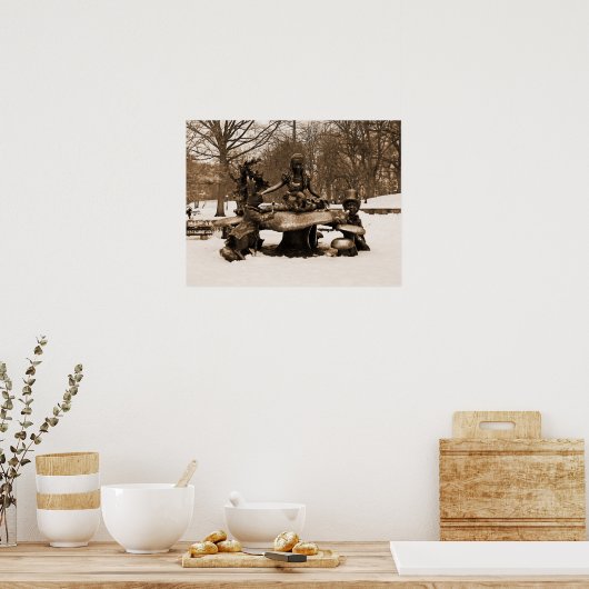 Alice im Wunderland - Central Park Poster (Küche)