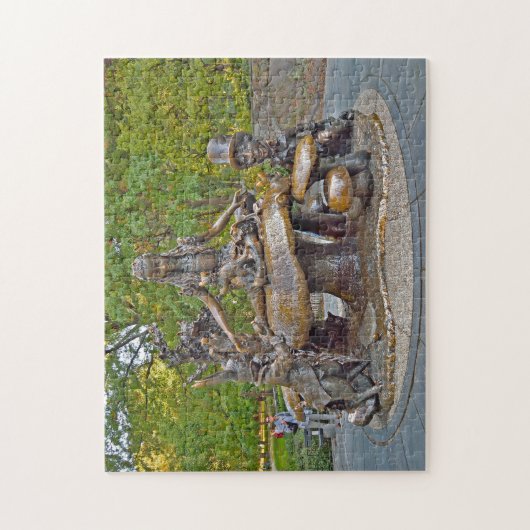 Alice im Wunderland Central Park. Puzzle (Vertikal)