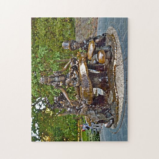 Alice im Wunderland Central Park. Puzzle (Vertikal)