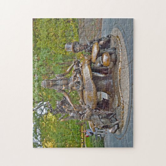 Alice im Wunderland Central Park. Puzzle (Vertikal)