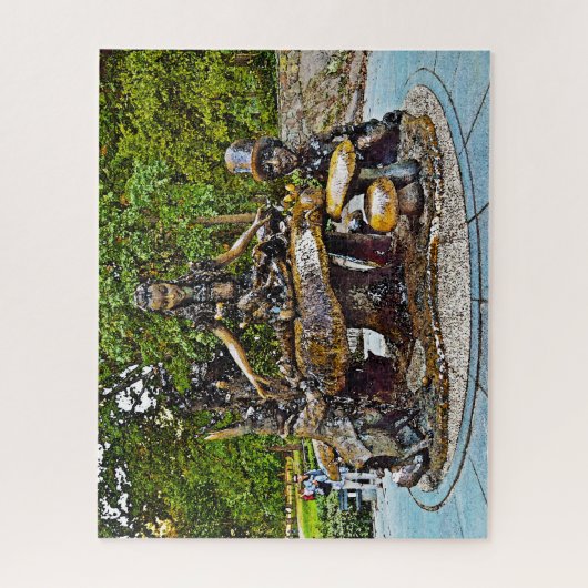 Alice im Wunderland Central Park. Puzzle (Vertikal)