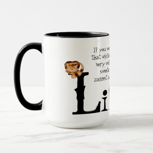 Alice im Wunderland (Cherie Roe Dirksen) Tasse (Links)