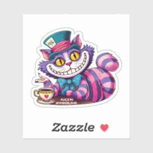 Alice im Wunderland Cheshire Cat Aufkleber