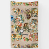 Alice im Wunderland Cheshire Cat Characters Banner (Vertikal)