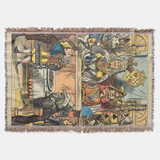 Alice im Wunderland Cheshire Cat Characters Decke (Vorderseite)