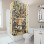 Alice im Wunderland Cheshire Cat Characters Duschvorhang (Beispiel)