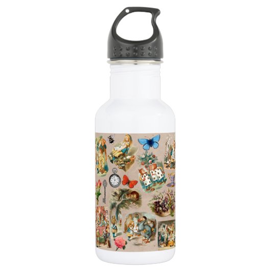 Alice im Wunderland Cheshire Cat Characters Edelstahlflasche (Vorderseite)