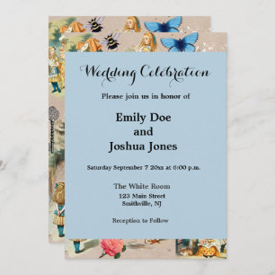 Alice im Wunderland Cheshire Cat Characters Einladung