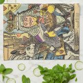 Alice im Wunderland Cheshire Cat Characters Geschirrtuch (Gefaltet)