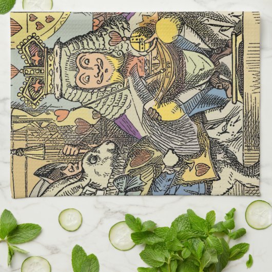 Alice im Wunderland Cheshire Cat Characters Geschirrtuch (Gefaltet)