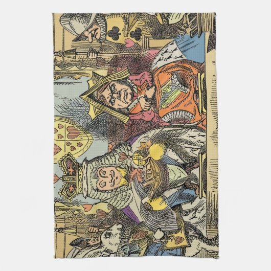 Alice im Wunderland Cheshire Cat Characters Geschirrtuch (Vertikal)