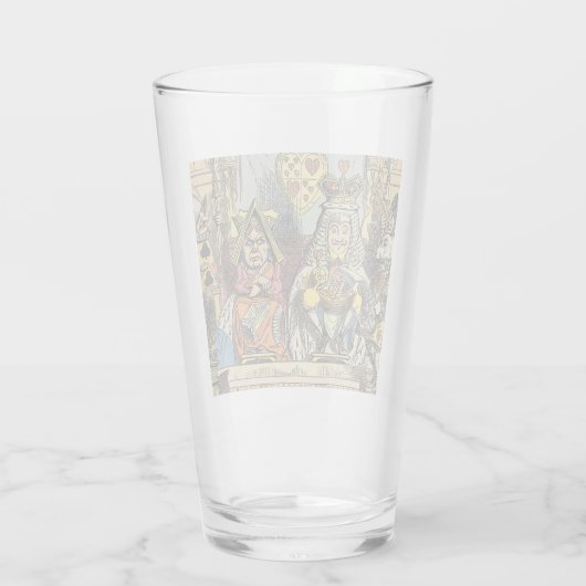 Alice im Wunderland Cheshire Cat Characters Glas (Rückseite)