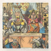 Alice im Wunderland Cheshire Cat Characters Glasuntersetzer (Vorderseite)