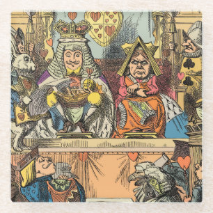 Alice im Wunderland Cheshire Cat Characters Glasuntersetzer