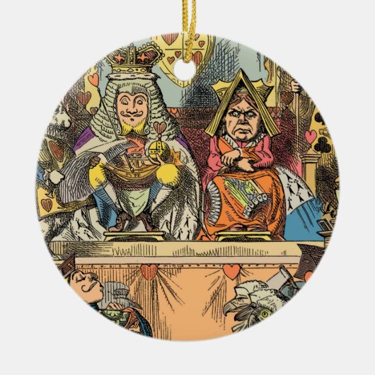 Alice im Wunderland Cheshire Cat Characters Keramik Ornament (Vorne)