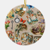 Alice im Wunderland Cheshire Cat Characters Keramik Ornament (Vorne)
