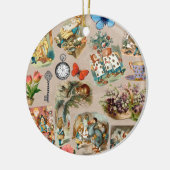 Alice im Wunderland Cheshire Cat Characters Keramik Ornament (Links)