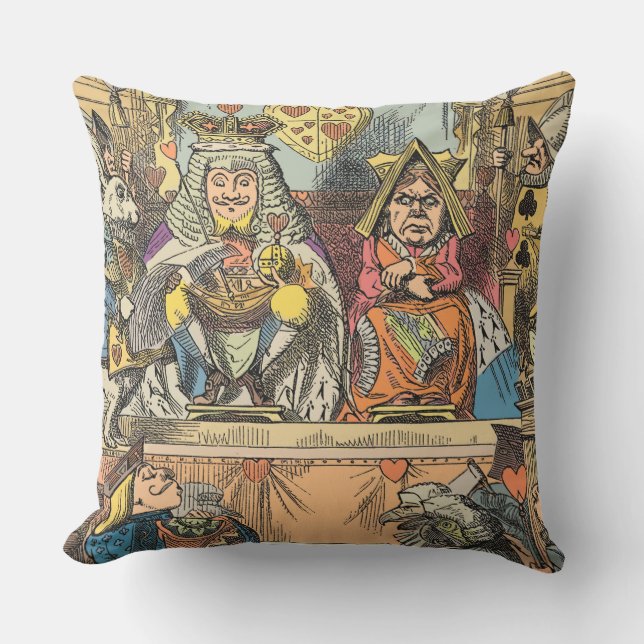 Alice im Wunderland Cheshire Cat Characters Kissen (Vorderseite)