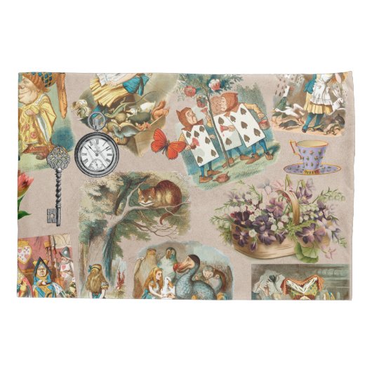 Alice im Wunderland Cheshire Cat Characters Kissenbezug (Rückseite)