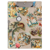 Alice im Wunderland Cheshire Cat Characters Klemmbrett (Vorderseite)