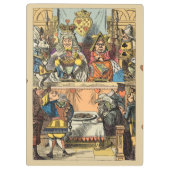 Alice im Wunderland Cheshire Cat Characters Klemmbrett (Rückseite)