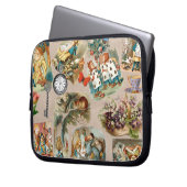 Alice im Wunderland Cheshire Cat Characters Laptopschutzhülle (Vorderseite Links)