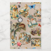 Alice im Wunderland Cheshire Cat Characters Lebensmitteletikett (Einzelnes Label)