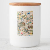 Alice im Wunderland Cheshire Cat Characters Lebensmitteletikett (Vorderseite)