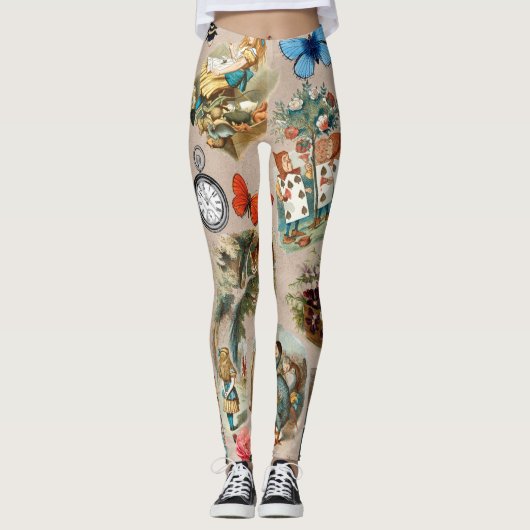 Alice im Wunderland Cheshire Cat Characters Leggings (Vorderseite)