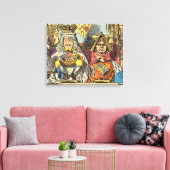 Alice im Wunderland Cheshire Cat Characters Leinwanddruck (Insitu (Wohnzimmer))