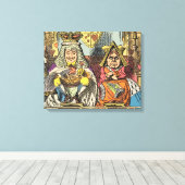 Alice im Wunderland Cheshire Cat Characters Leinwanddruck (Insitu (Holzboden))