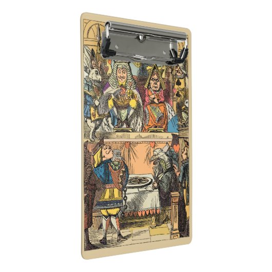 Alice im Wunderland Cheshire Cat Characters Mini Klemmbrett (Schrägansicht)