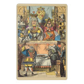 Alice im Wunderland Cheshire Cat Characters Mini Klemmbrett (Rückseite)