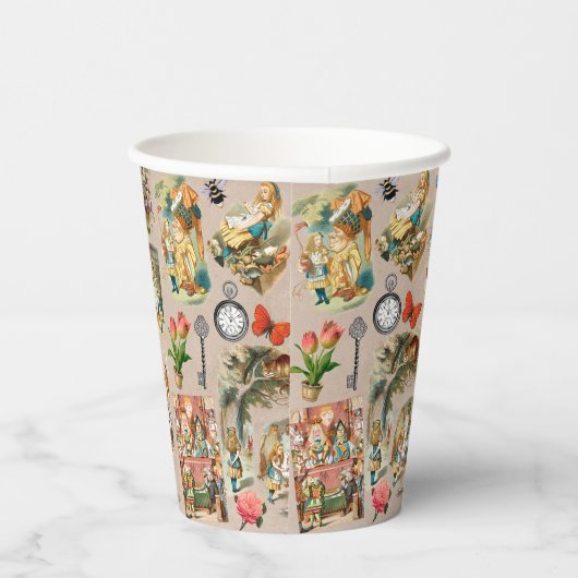 Alice im Wunderland Cheshire Cat Characters Pappbecher (Rechts)